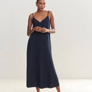 Jenni Kayne Riviera Slip dress- Navy size Large